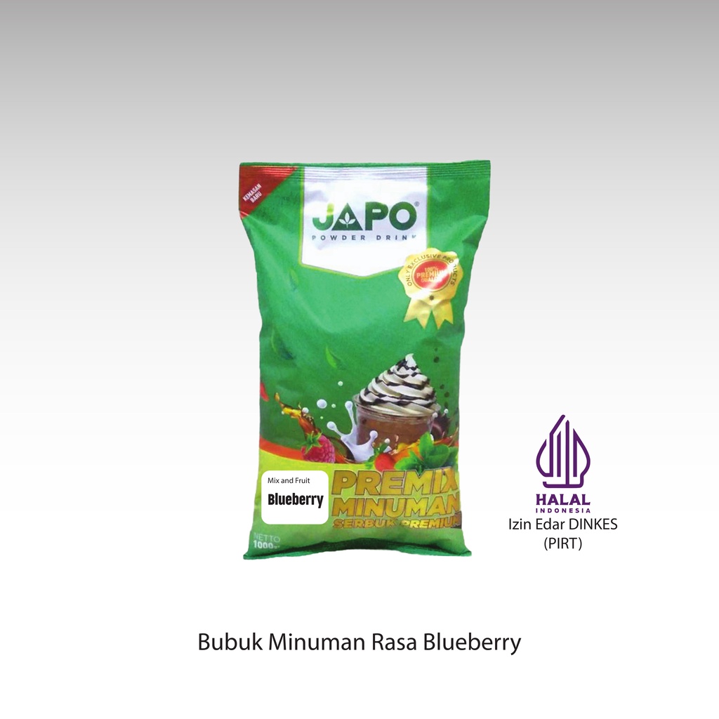 Jual JAPO Bubuk Minuman Blueberry 1 Kg | Shopee Indonesia