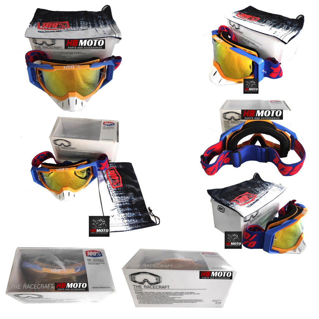 Jual GOGGLE MASK GLASS Brand 100% Original GM100BWORAINBOW / Goggle ...