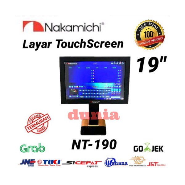 Jual Layar Monitor Touchscreen Nakamichi Nt 190 Original 19 Inch Dunia