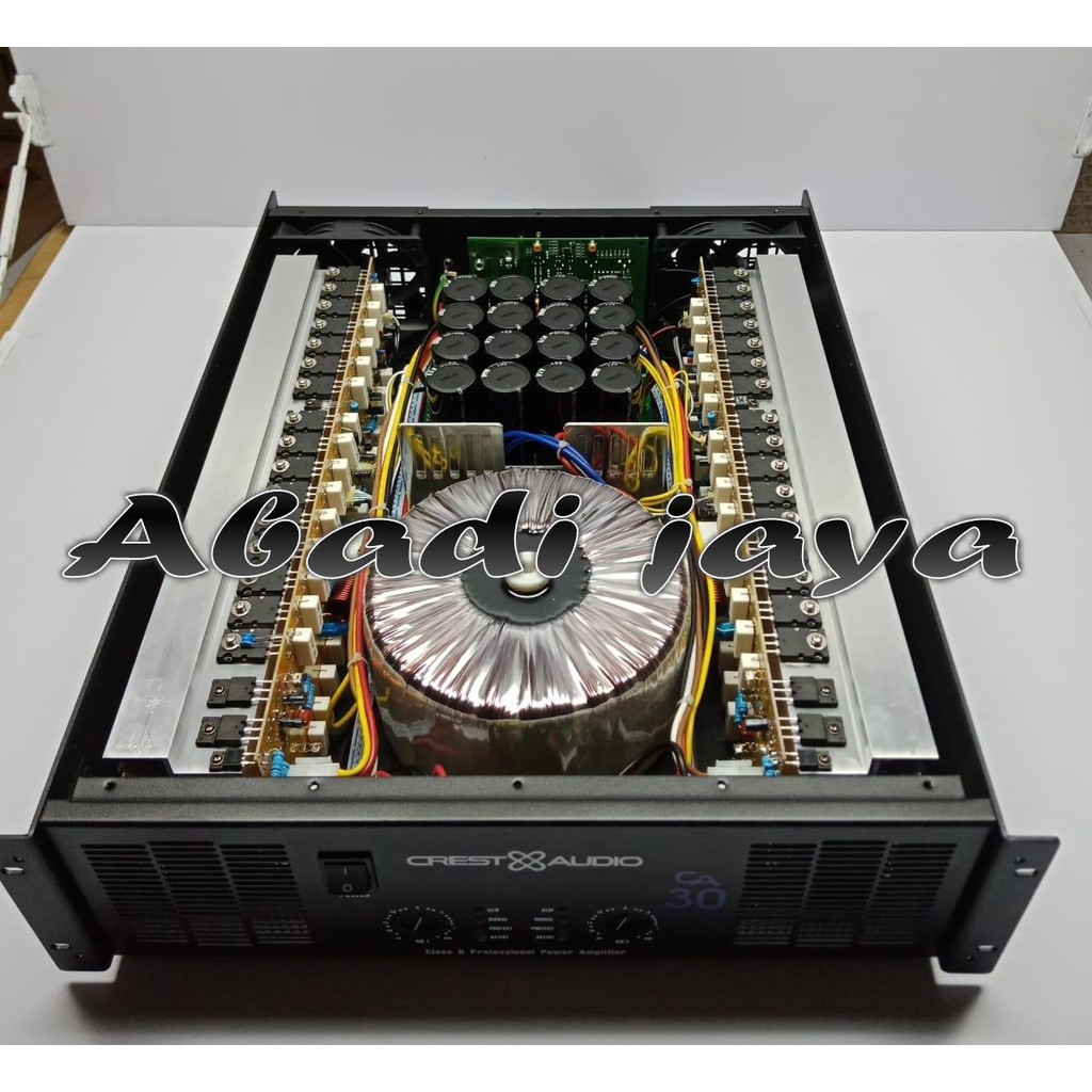 Jual power amplifier crest audio ca30 crestaudio ca 30 body panjang ...