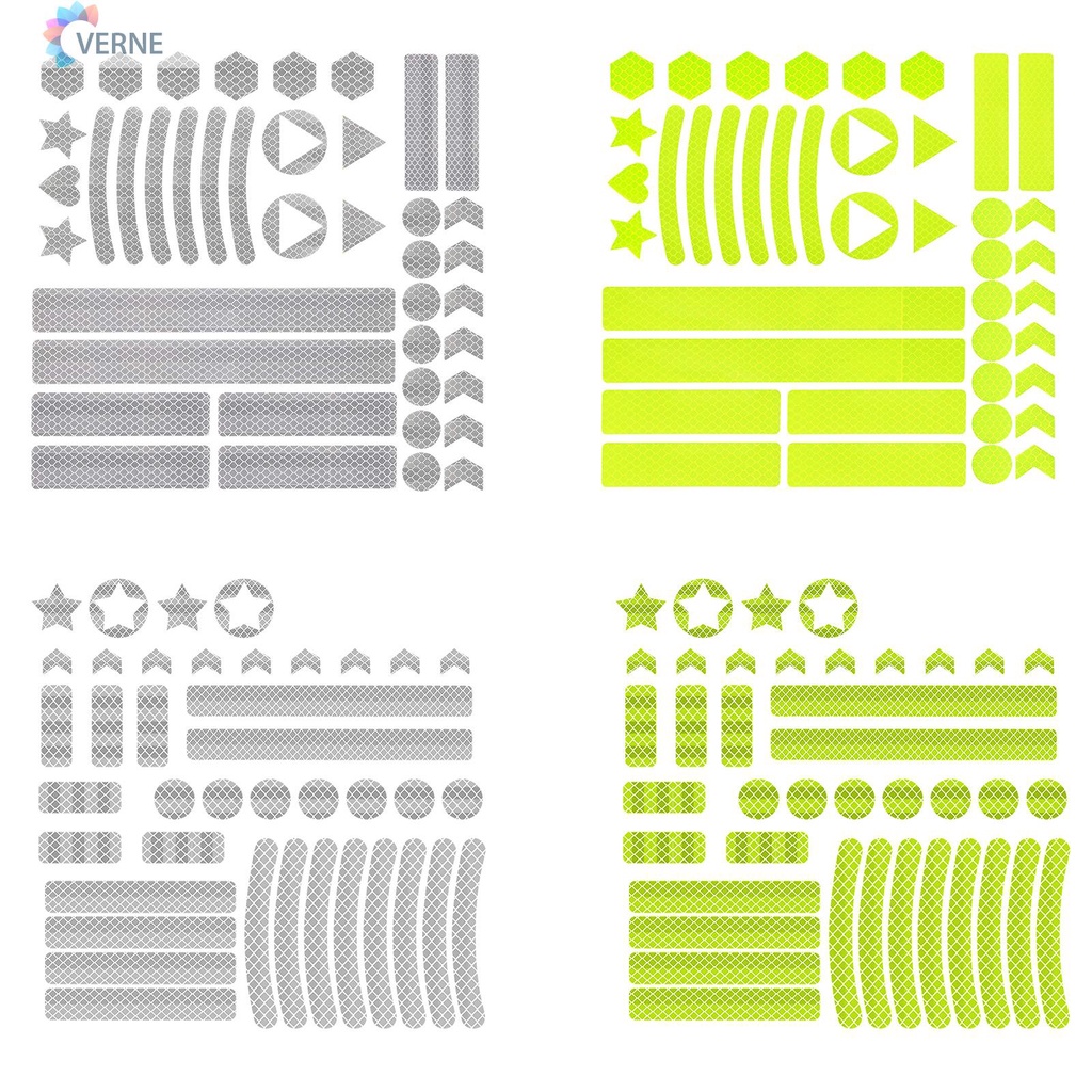 Jual Reflective Stickers Waterproof Adhesive Reflector Night Safety ...