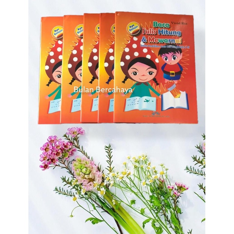 Jual Buku Anak Tk Paud Pra Sd Ayo Belajar Baca Tulis Hitung And Mewarnai Shopee Indonesia