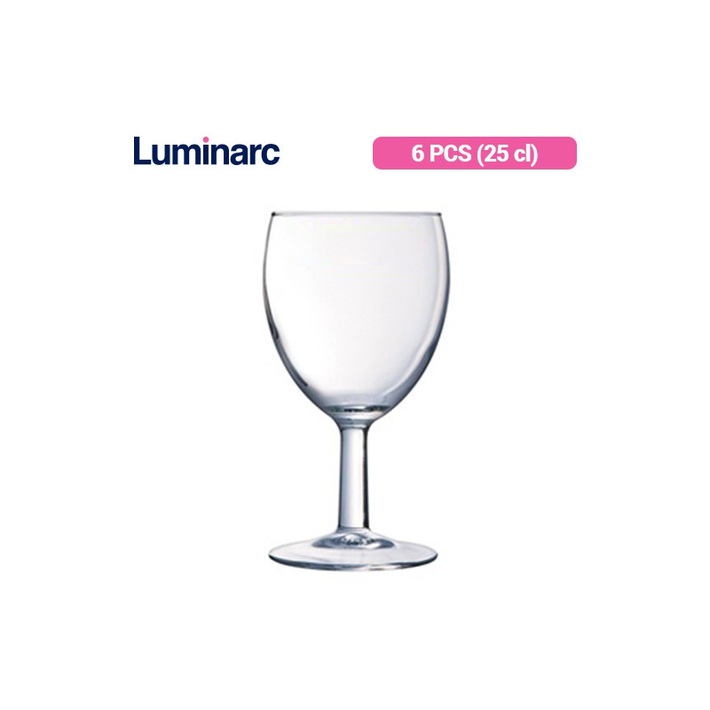 Jual Luminarc Gelas Berkaki Savoie Stemglass 25 Cl 6 Pcs Shopee Indonesia 6089