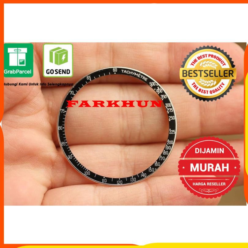Jual PREMIUM RING BENZEL OMEGA SPEEDMASTER BEZEL CAKEP 38 MM HITAM ...