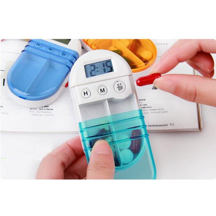 Jual Medicine Box With Electric Alarm Kotak Obat Timer | Shopee Indonesia