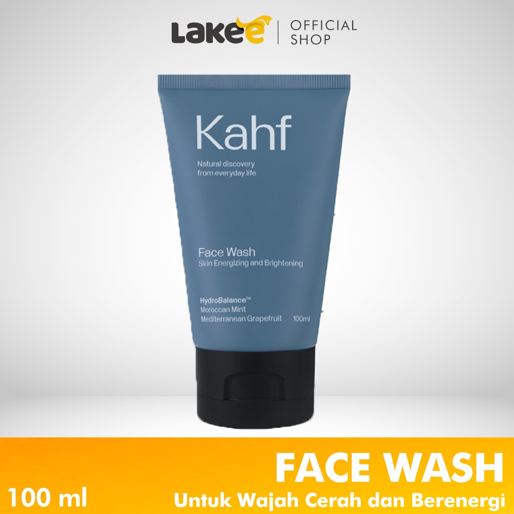 Jual Kahf Skin Energizing and Brightening Face Wash 100 ml Facial Foam
