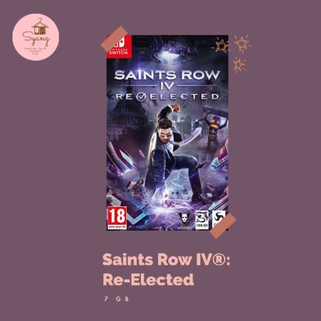 Jual Saints Row IV ®: Re-Elected 4 Nintendo Switch Saint Reelected ...