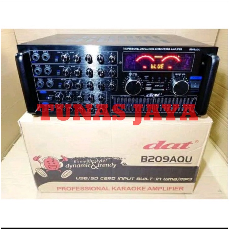 Jual AMPLI DAT B209AQU PROFESIONAL KARAOKE AMPLIFIER | Shopee Indonesia