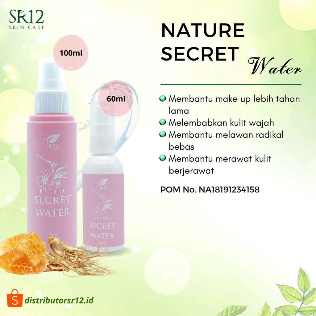 Jual Nature Secret Water SR12 Facial Spray Face Mist Penyegar Wajah