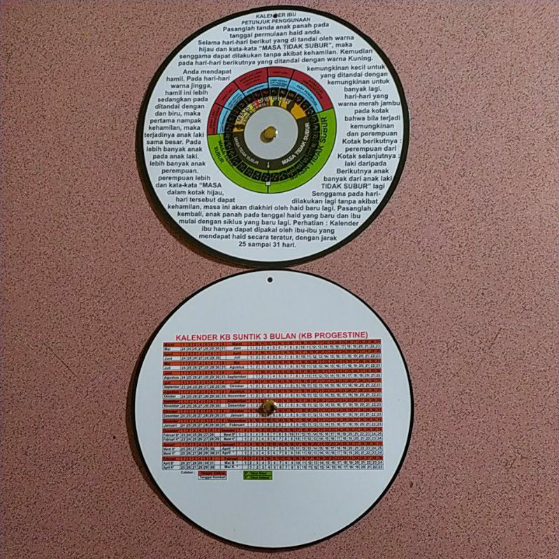Jual Kalender KB (KB PROGESTINE)/ Kalender KB 3 Bulan | Shopee Indonesia