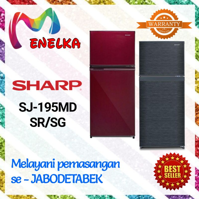 Jual Kulkas Sharp Sj Mds Lemari Es Pintu Sj Mds Garansi Resmi Shopee Indonesia