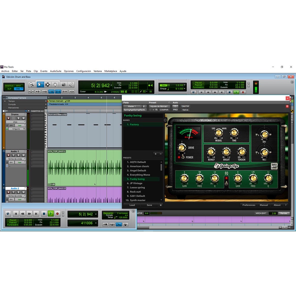 Jual Plugin Overloud SpringAge - vst simulation of spring reverbs ...