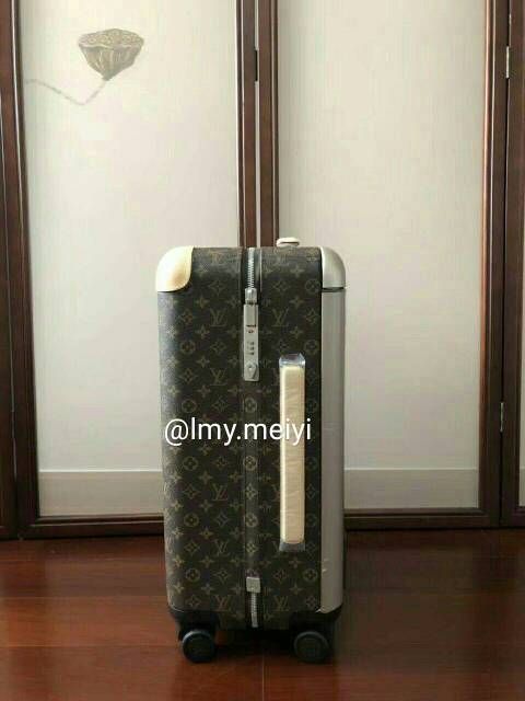 Ori leather koper Louis Vuitton Horizon 55L luggage