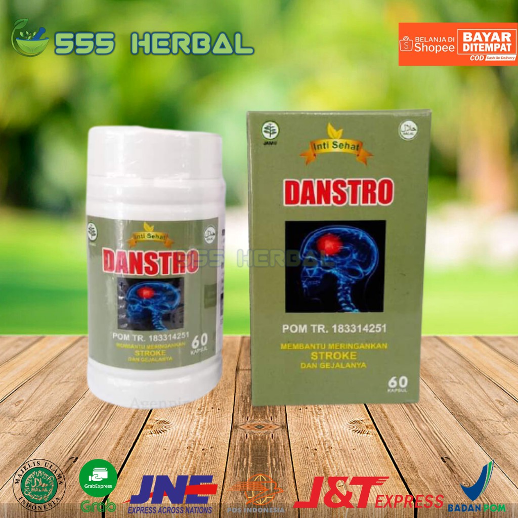 Jual Kapsul Danstro Herbal Stroke 60 Kapsul Atasi Gejala Penyakit ...