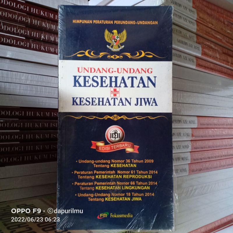 Jual Buku Original: Undang - Undang Kesehatan Dan Kesehatan Jiwa ...