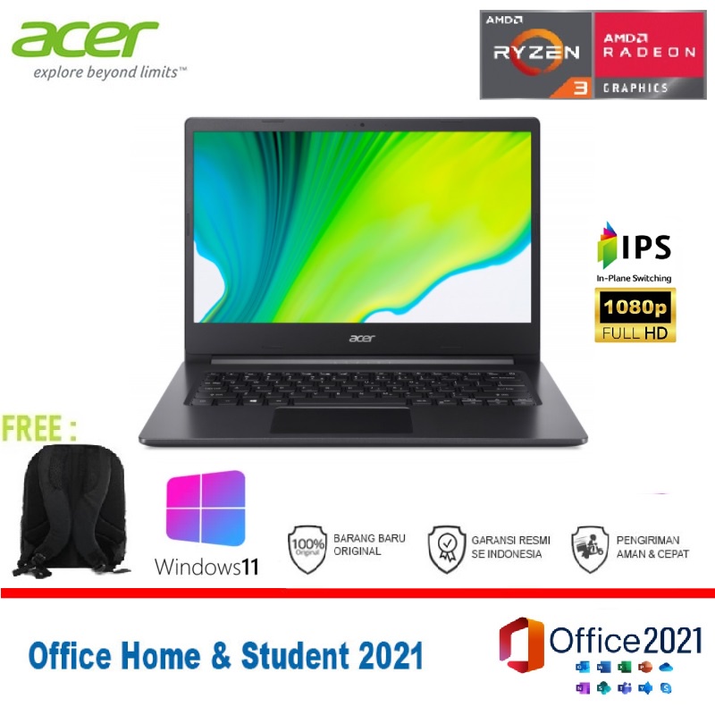Jual ACER Aspire 3 Slim A314-22-R890 [14