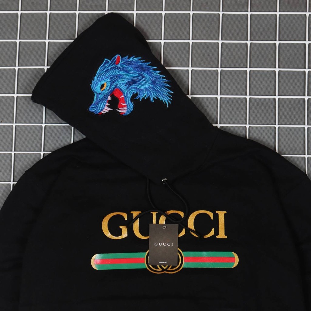 Jual hoodie Gucci wolf black Shopee Indonesia