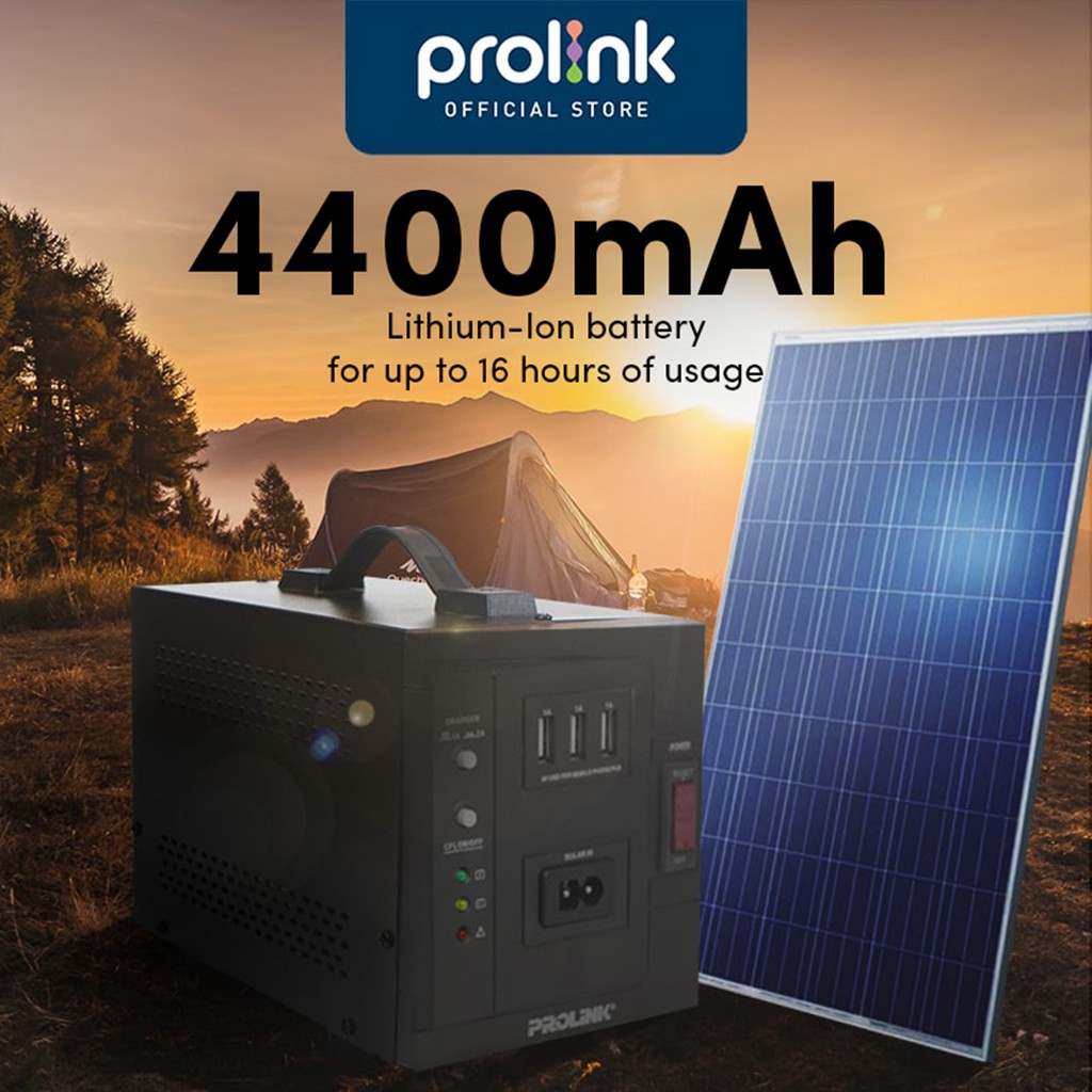 Jual PROLiNK 24W Portable Solar Inverter Unit + Solar Panel PPS70 ...
