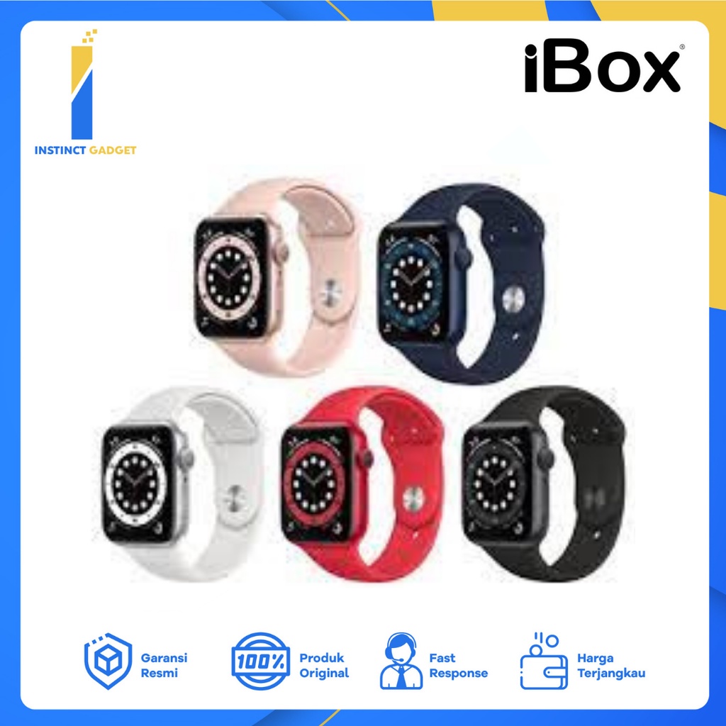 IP WATCH Series 6 Original Garansi Resmi iBox 1 Tahun Silver 40MM