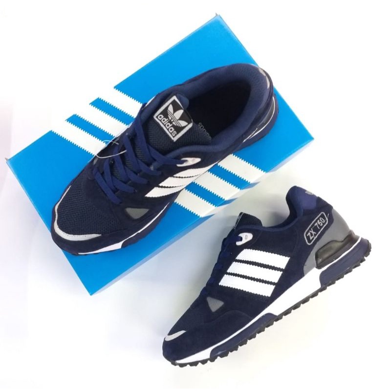 Sepatu Adidas Zx Zx 750 Navy Blue Mens Trainers Jual Sepatu Pria