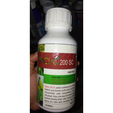 Jual Insektisida Macho 200 SC (Pembasmi ulat) kemasan 500 ml | Shopee ...