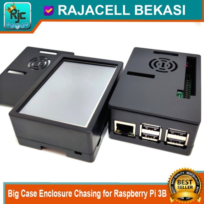 Jual Big Case Enclosure Chasing for Raspberry Pi 4B Pi 4 Support LCD ...