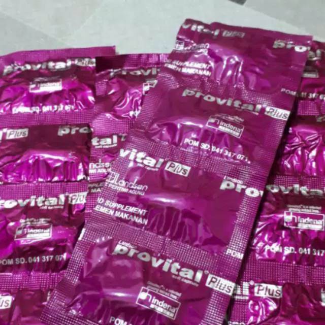 Jual Provital plus || Per strip isi 5 kaplet | Shopee Indonesia