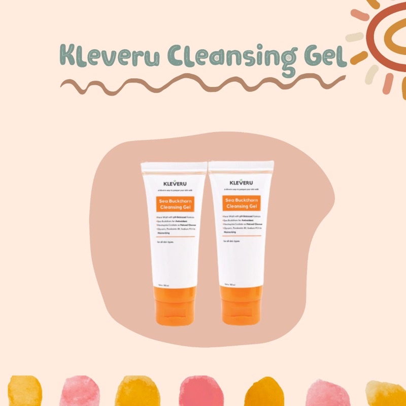 Jual Kleveru Sea Buckthorn Cleansing Gel ( Facial Wash ) Shopee Indonesia