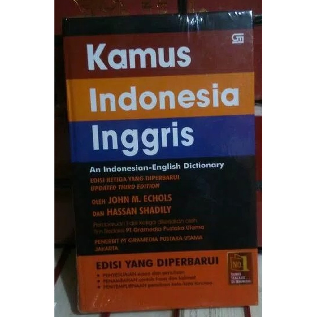 Jual Kamus Bahasa Indonesia Inggris John M Echols Edisi Terbaru