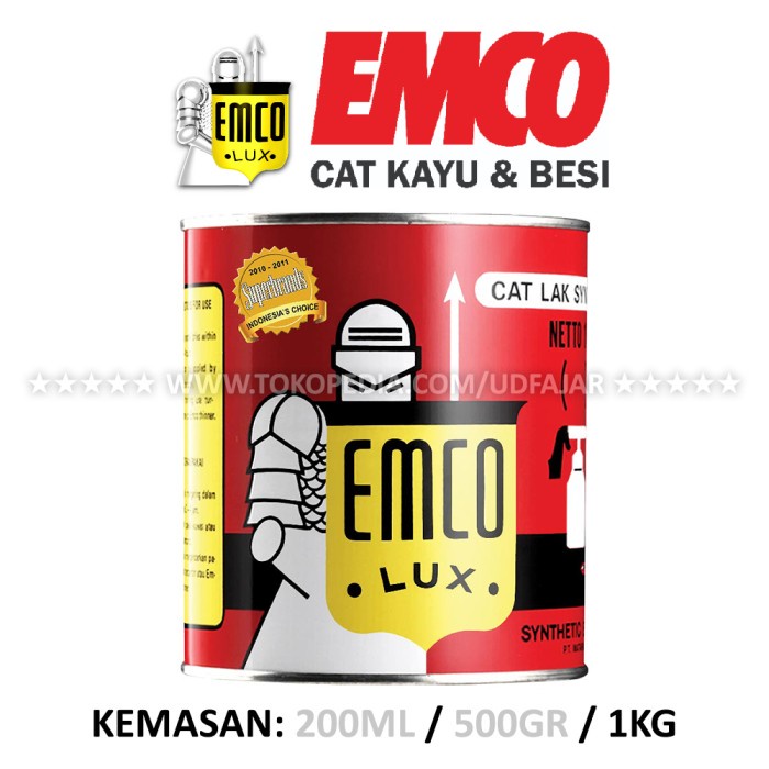 Jual Emco Lux Cat Minyak Untuk Kayu Dan Besi Dari Mataram Paint ...