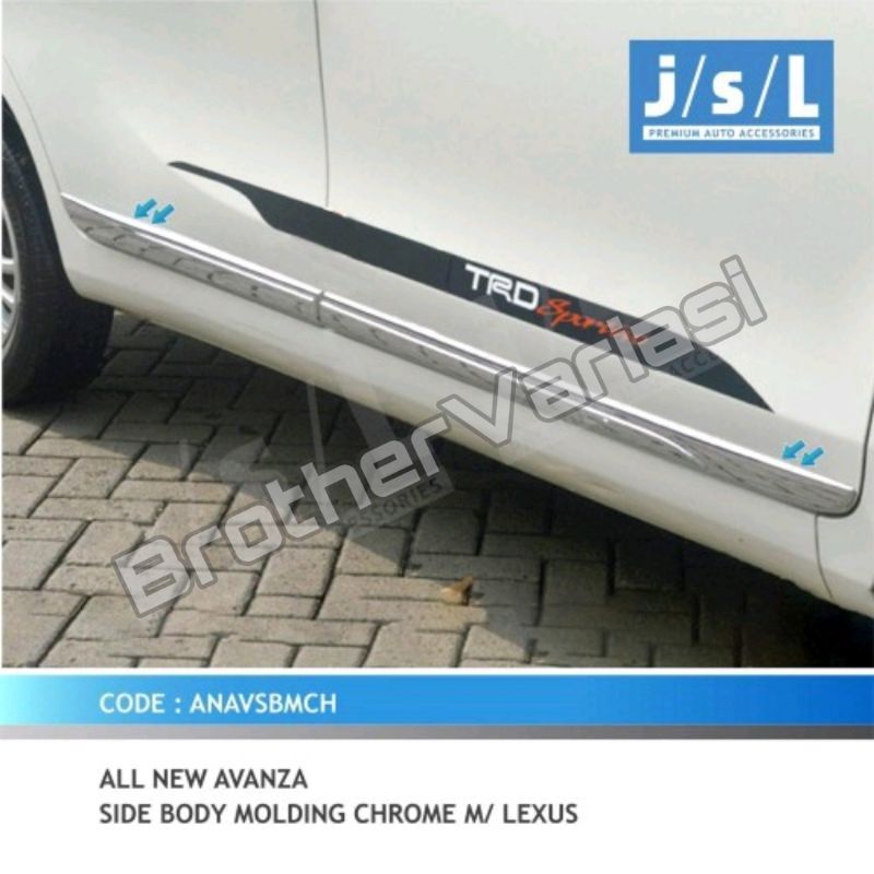 Jual Side List Body Molding Model Lexus All New Avanza Xenia Shopee