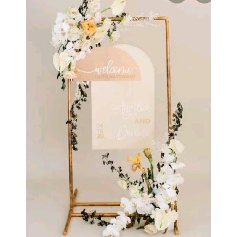 Jual stnding bunga / welcome sign | Shopee Indonesia
