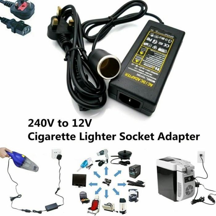 Jual Adaptor Lighter Converter Konverter V Ac To V Dc Lighter