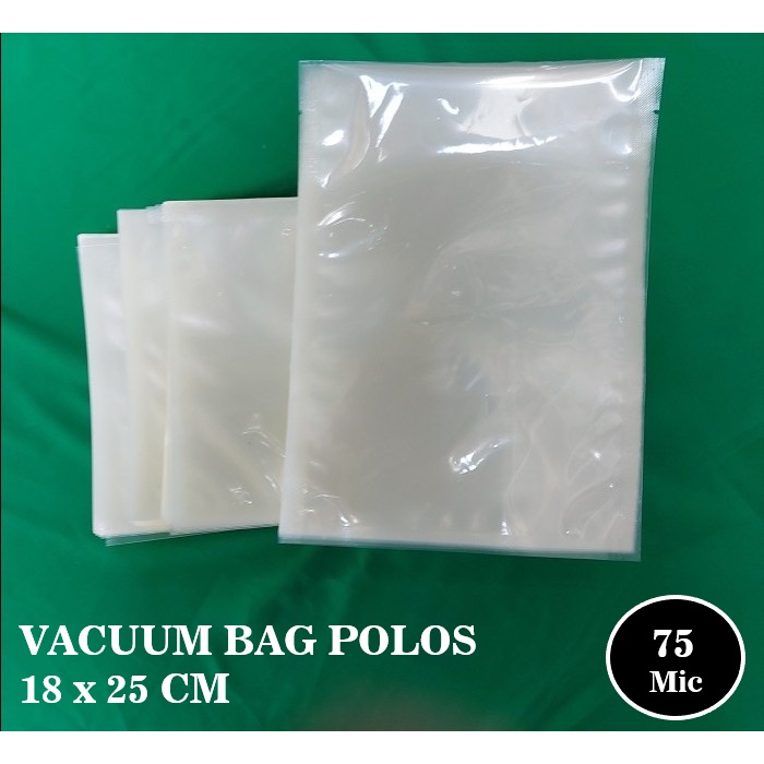 Jual Plastik Vakum Bag Vacuum Polos Frozen Food X Cm Micron Pcs Shopee Indonesia