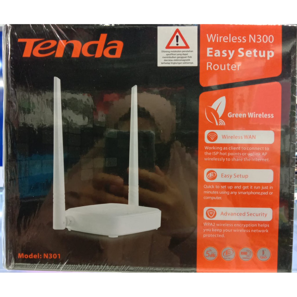 Jual ROUTER TENDA N-301 WIRELESS | Shopee Indonesia