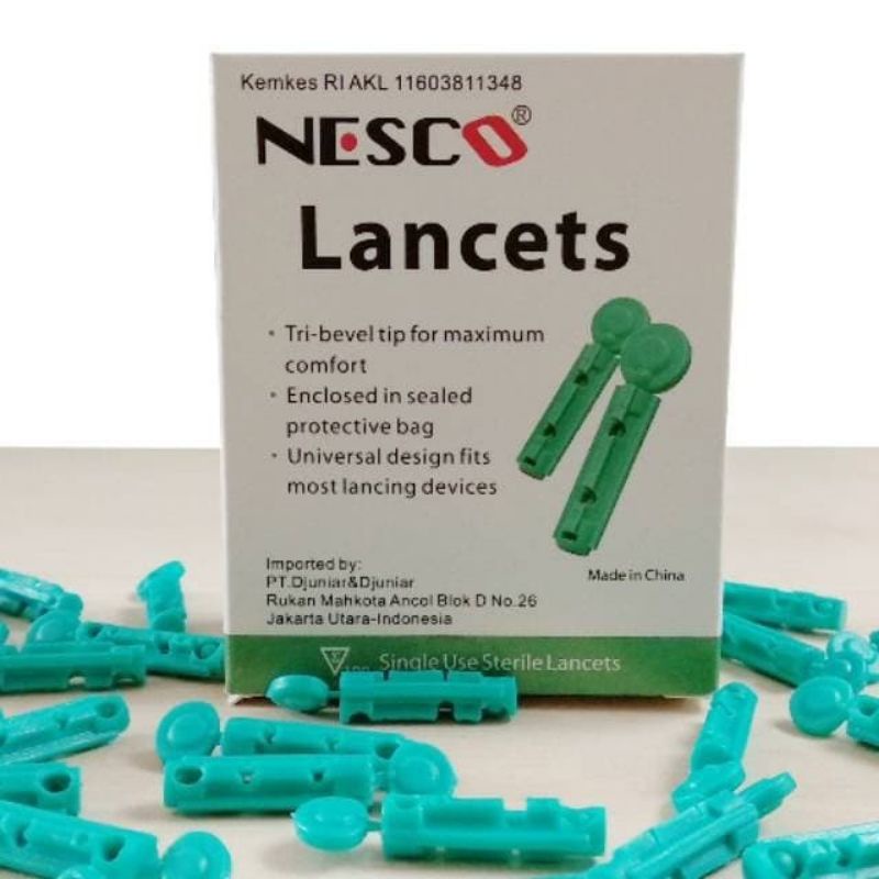 Jual blood lancet nesco jarum lancet easy touch autocheck lancet jarum