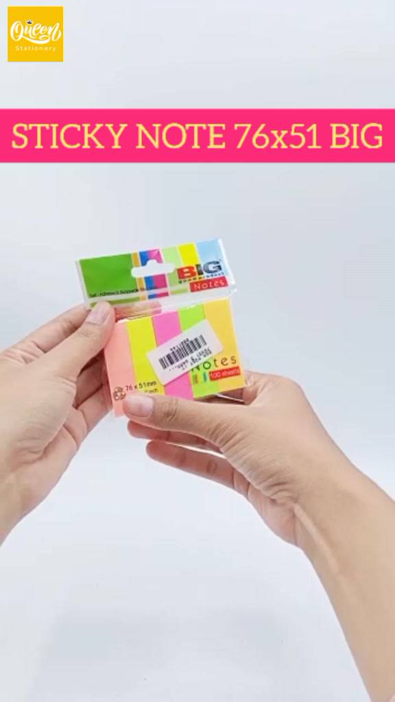 Jual 1 PAD STICKY NOTES 76X51 BIG / MEMO KECIL / STICK NOTE ...