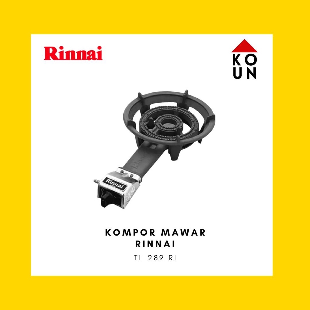 Jual Rinnai Kompor Mawar Tl Ri Tl Ri Tl Ri Tungku Garansi Resmi Kompor Gas