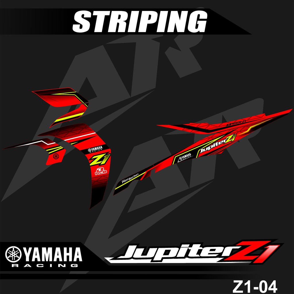 Jual Sticker striping Jupiter Z1 Varisi motor Z1-04 | Shopee Indonesia