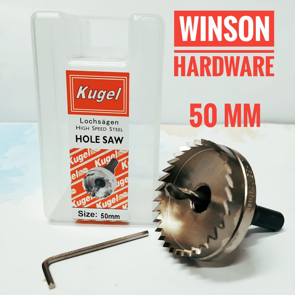 Jual Holesaw Besi HSS 50mm Kugel Hole saw Mata Bor Lubang Besi 50 mm