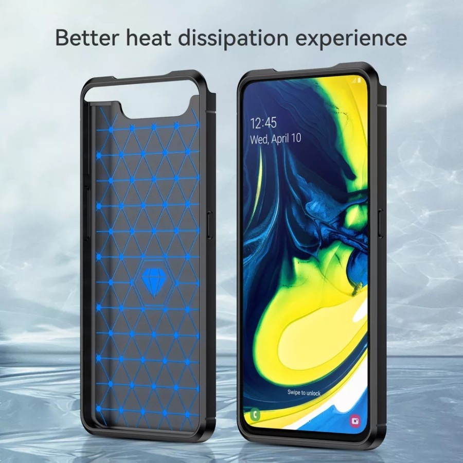Jual CASE SAMSUNG A80 CASE CARBON RUGGED ARMOR ANTI SHOCKPROOF | Shopee ...