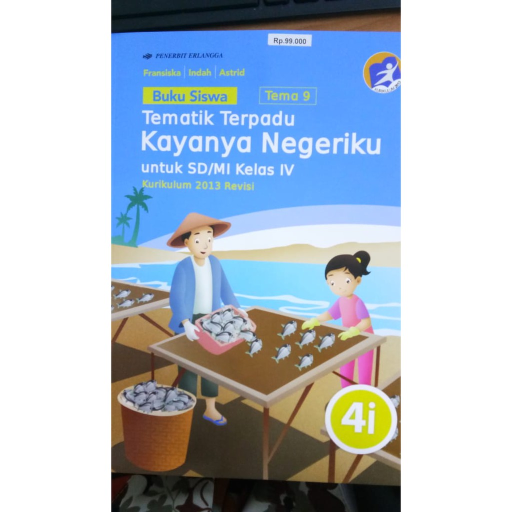 Jual Buku Siswa Tematik Terpadu 4i Kayanya Negriku K13n Penilaian