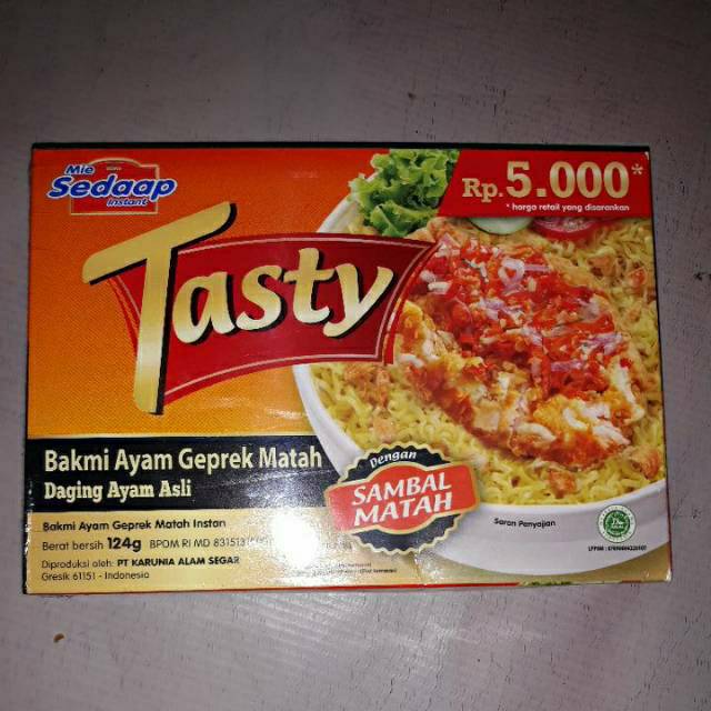 Jual Mie Sedap Bakmi Ayam Geprek Matah Daging Ayam Asli Shopee Indonesia