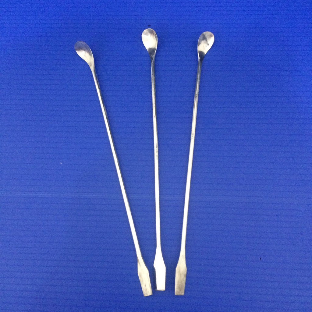 Jual spatula kimia 18cm/sendok kimia laboratorium/Sendok Spatula