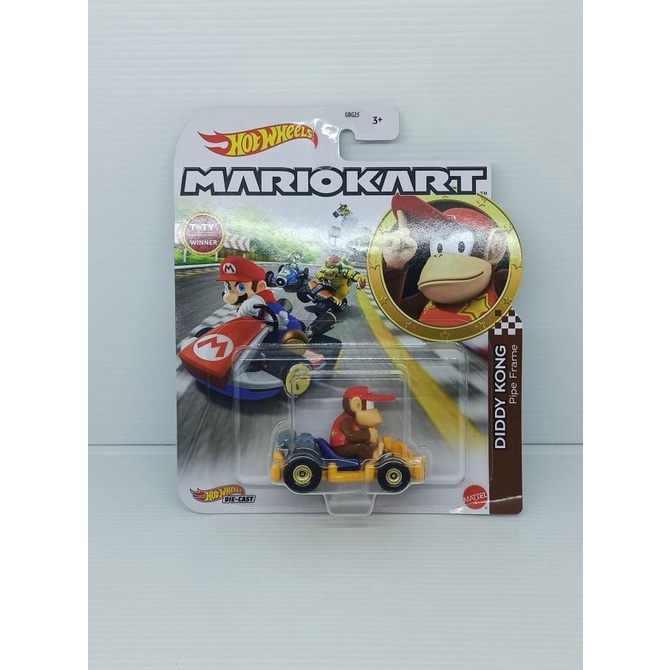 Jual Hotwheels Hot Wheels Mario Kart Diddy Kong Pipe Frame Shopee
