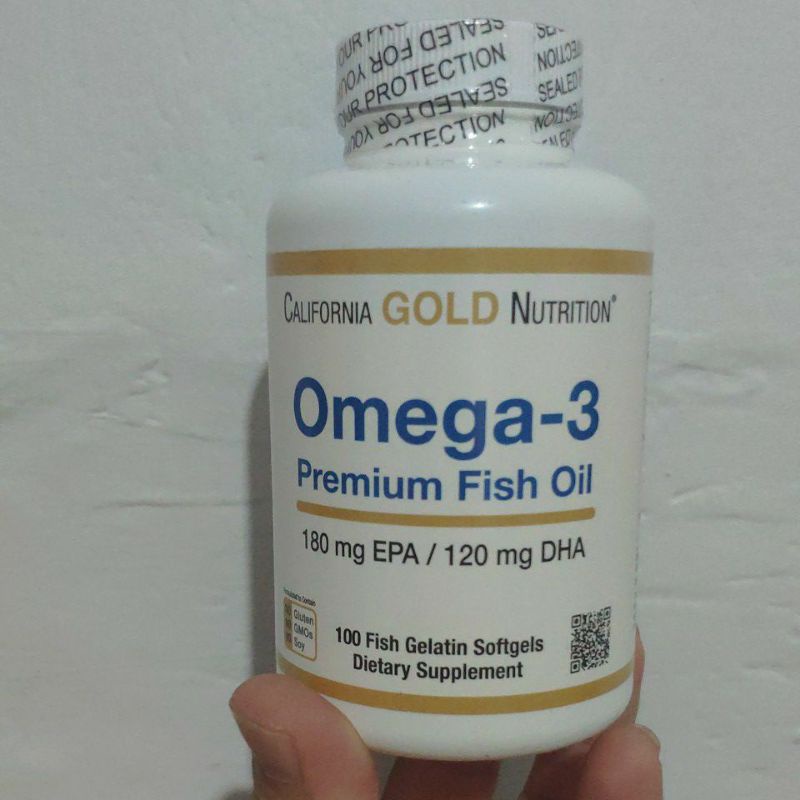 Jual California Gold Nutrition Omega3, Premium Fish Oil, 100 softgels