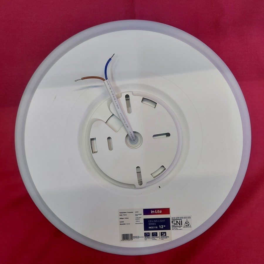 Jual LAMPU BARET INCE118 12W KUNING lamp ceiling plafon INLITE IN-LITE ...