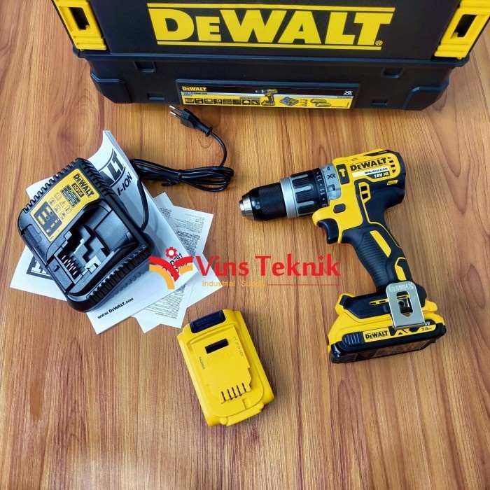 Jual MESIN BOR BATERAI DEWALT DCD796D2 CORDLESS HAMMER DRILL DCD 796 D2 ...