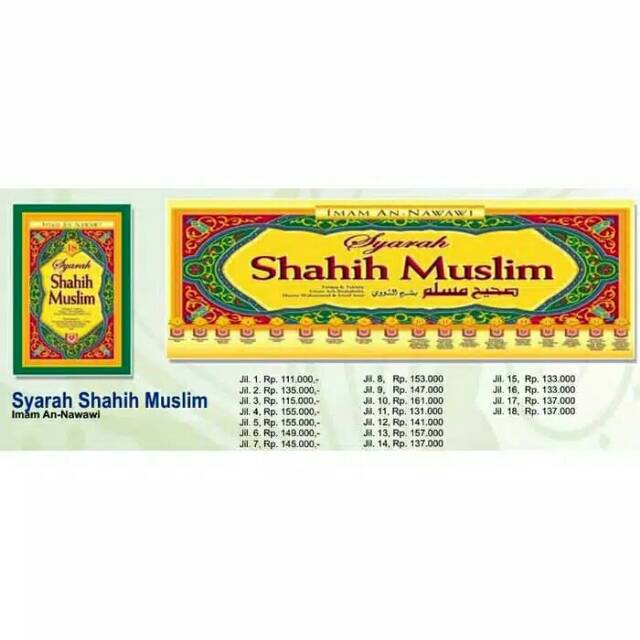 Jual Syarah Shahih Muslim 18 Jilid (Pust.Azzam) | Shopee Indonesia