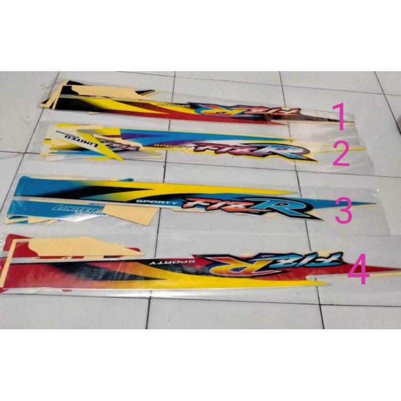 Jual Sticker Striping Yamaha Fiz r Limited Edition | Shopee Indonesia